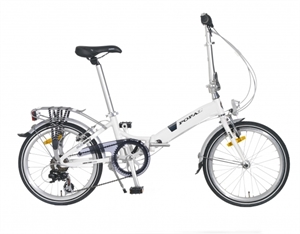Afbeelding van Subway Witmetallic Popal vouwfiets